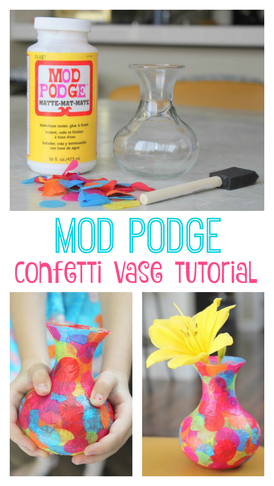 Tissue Paper Vase: A Quick and Easy Craft for Kids to Make